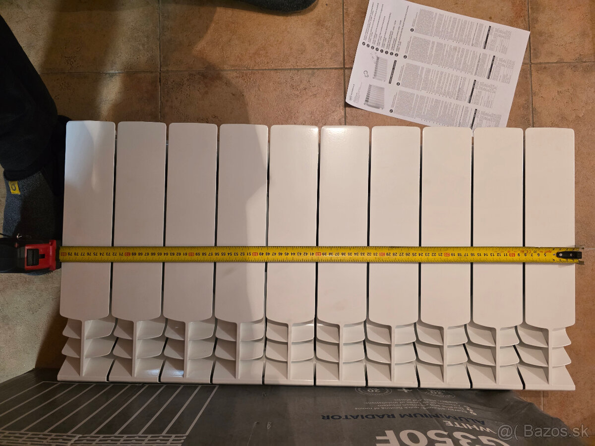 nový hlinikový radiátor - 2