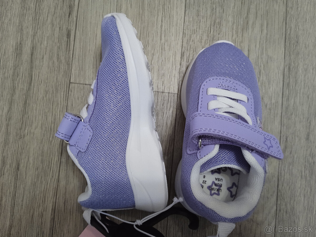 Bledofialové botasky Minnie a Daisy veľkosť 22 - 2