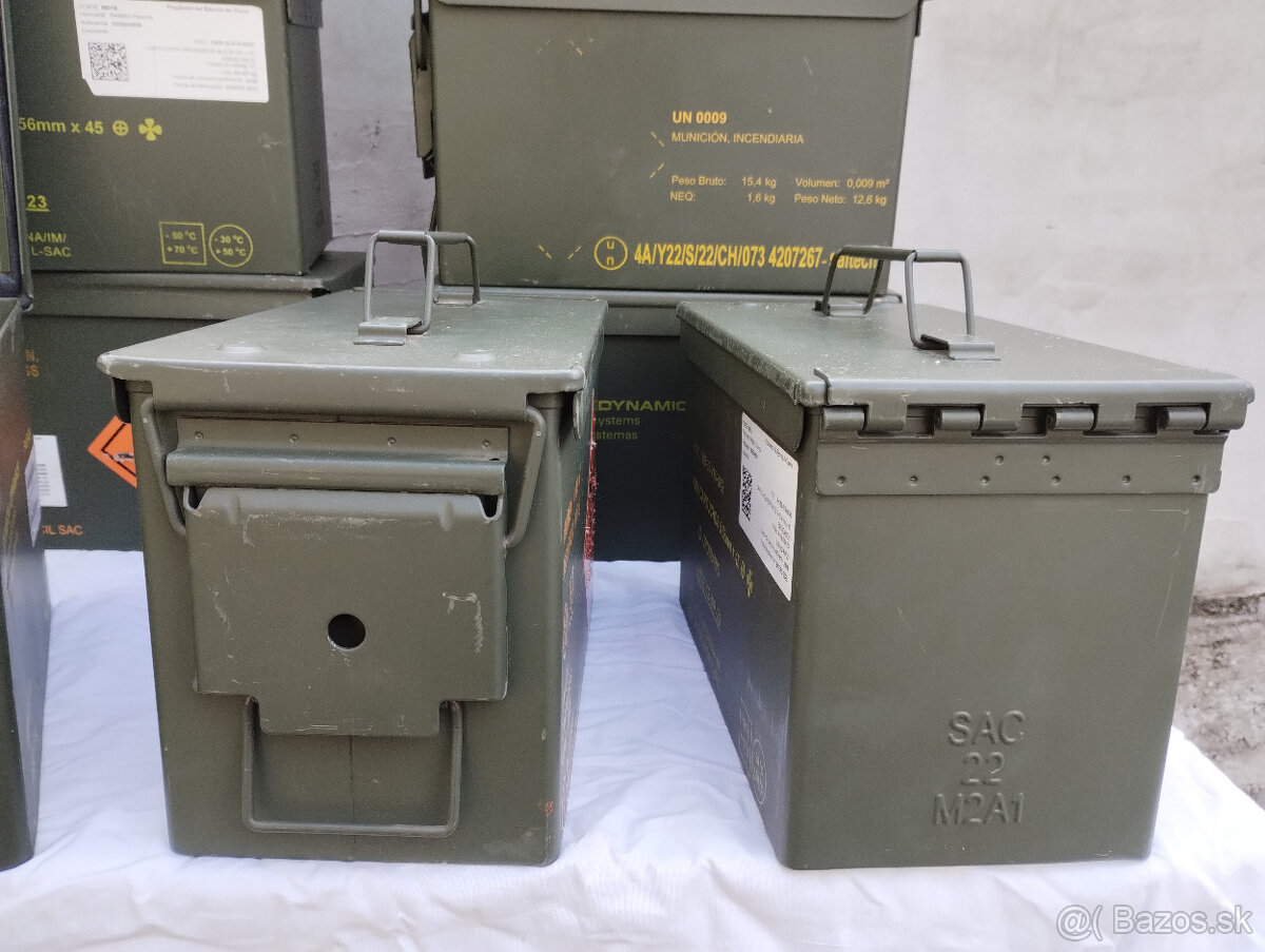 Kvalitné plechové skrinky od munície,vodotesné - 2