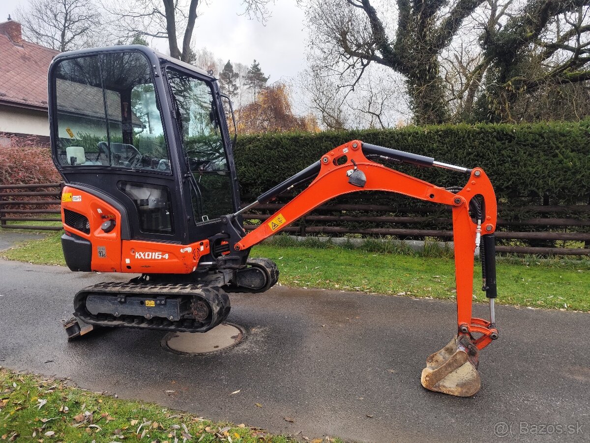 Minibagr Kubota KX016-4, rok 2017, 1800mth TOP - 2