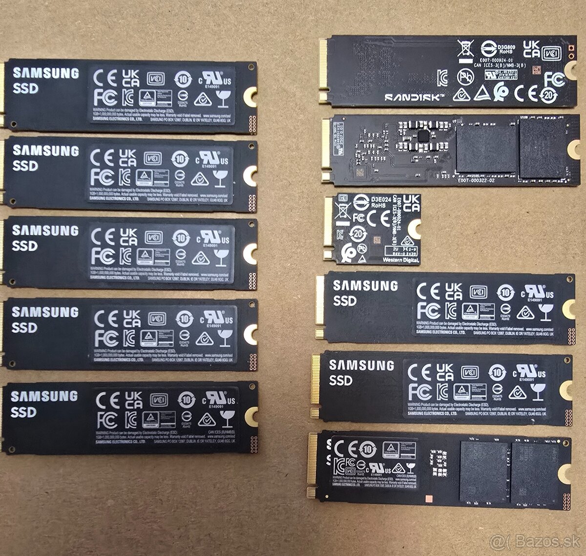 Predám SSD M.2 disky - 2