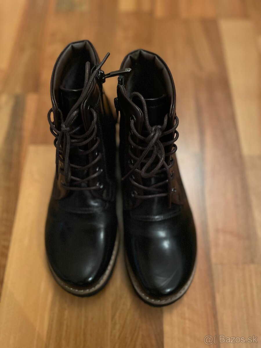 Dámske šnurovacie čižmi - 2