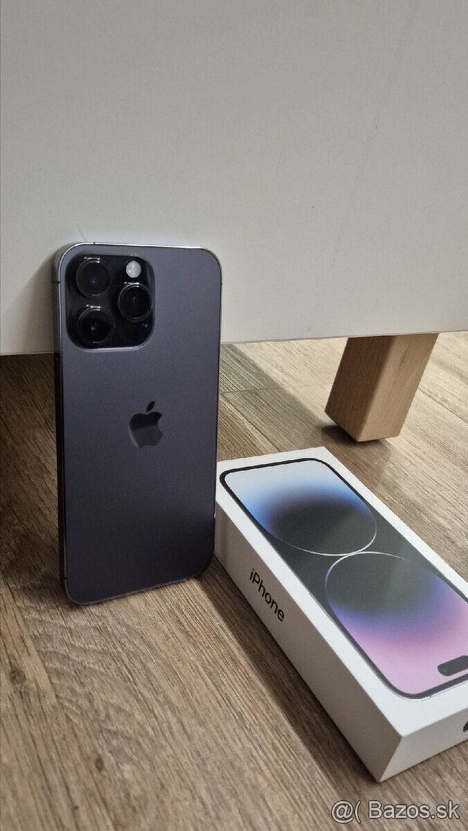 Apple iphone 14 pro max 128gb purple, ako novy - 2