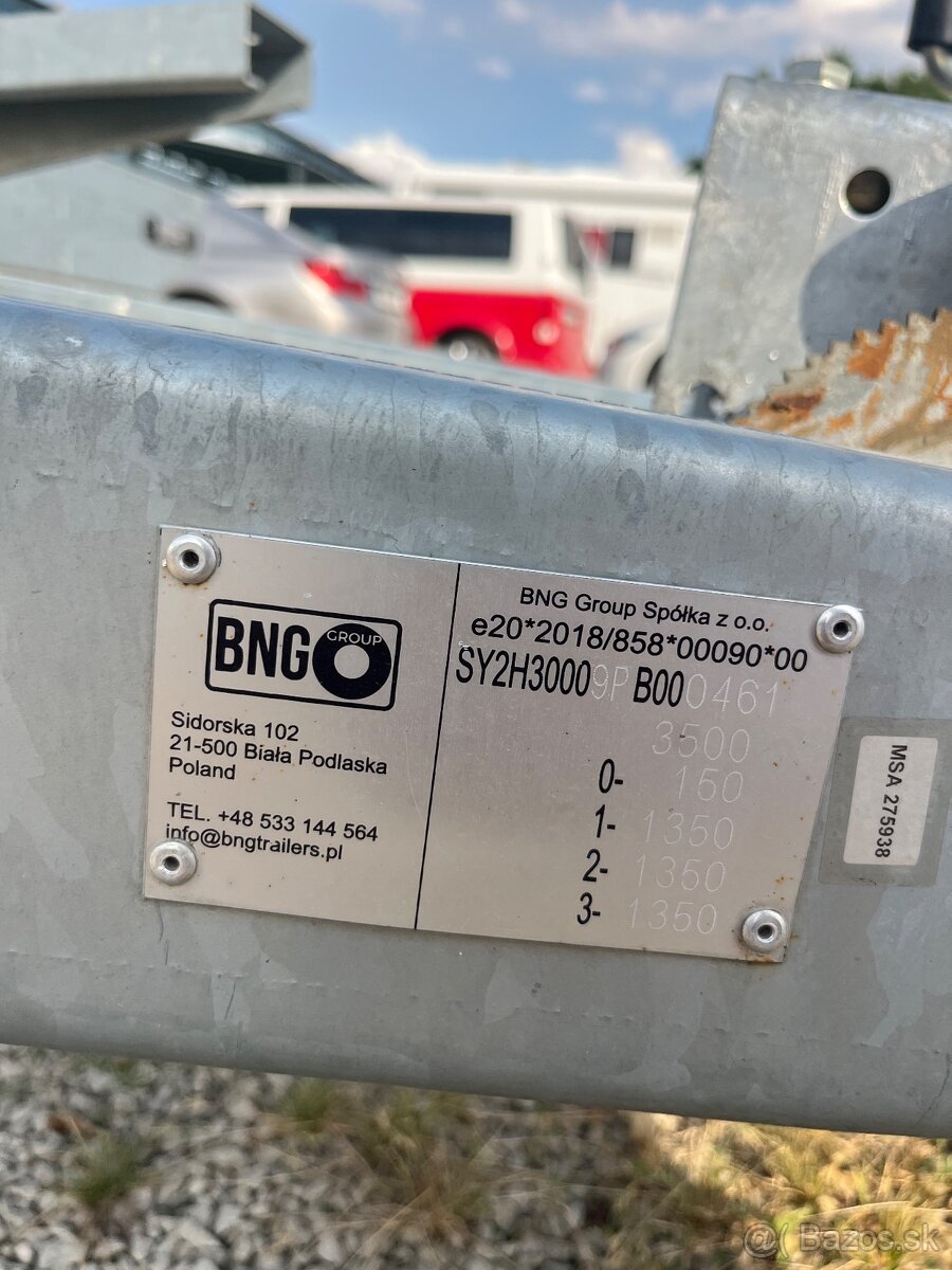 Trojnapravovy prívesných vozik - 2