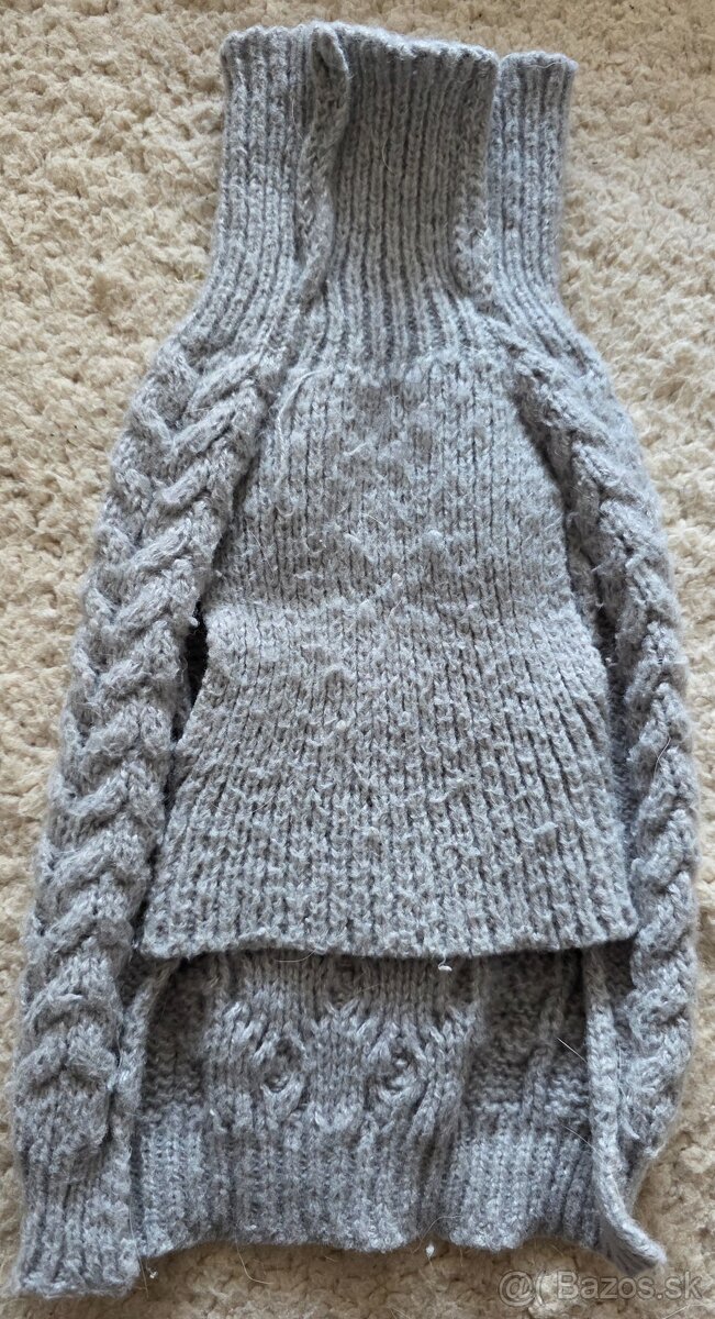 Šedý svetrík pre psíka - 2