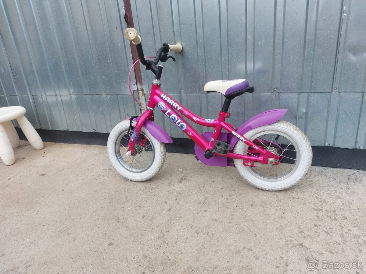 Dievčenský zánovný detsky bicykel - 2