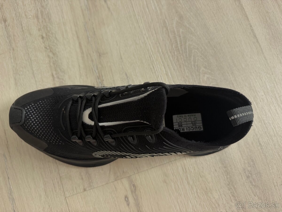 Gucci Run tenisky, čierne, pánske. - 2