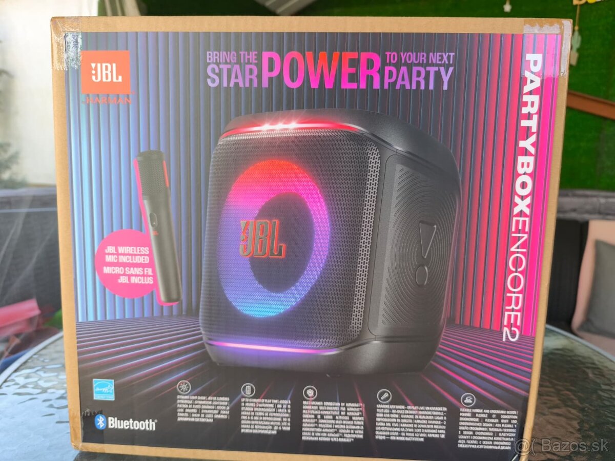 JBL PartyBox Encore 2 s mikrofónom Čisto nový zabalený - 2