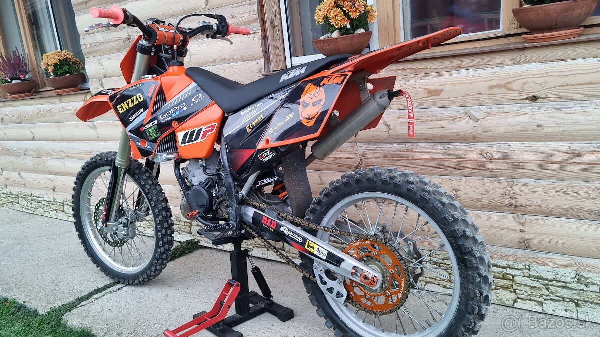 KTM sx 200 r.v. 2004 výmena za 85