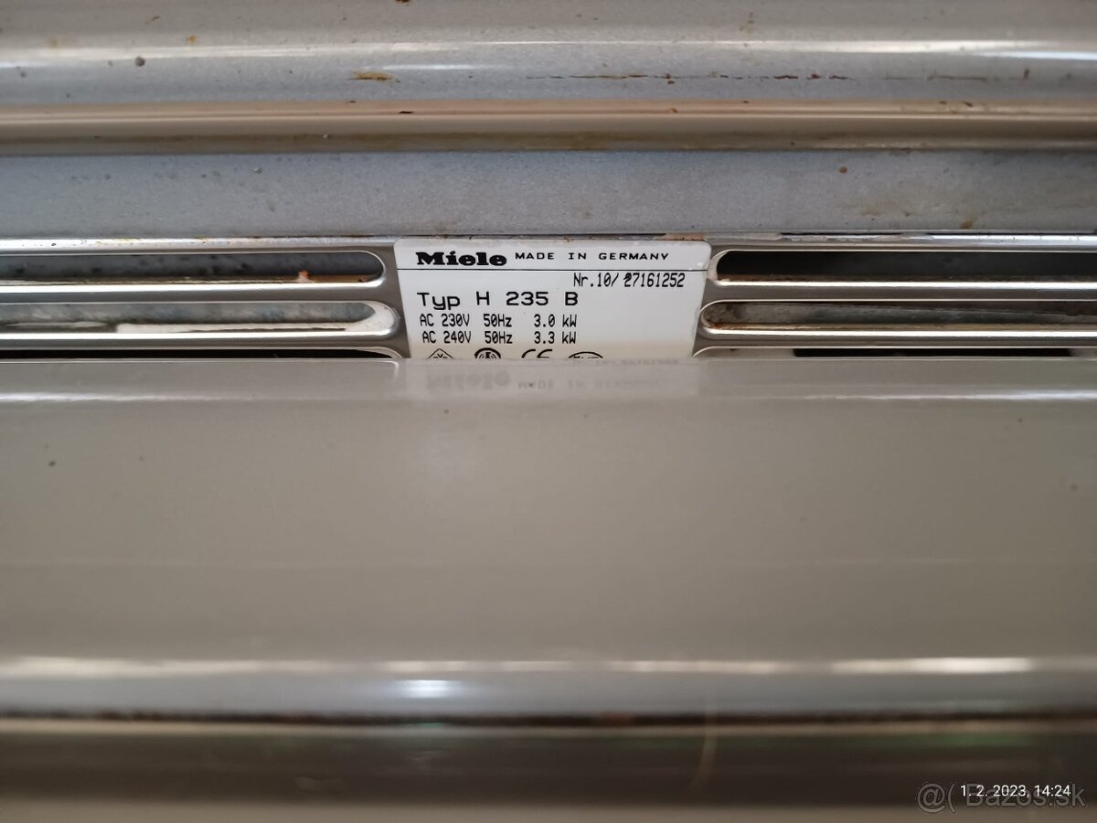 Kvalitna MIELE elektricka rura biela - 2