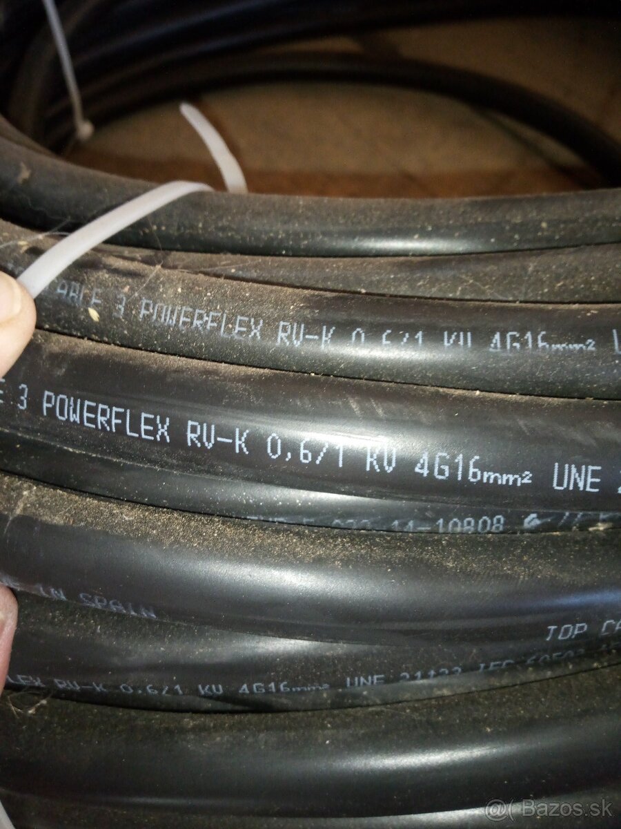 Medené káble ohybné, lankové aj pevné - 2