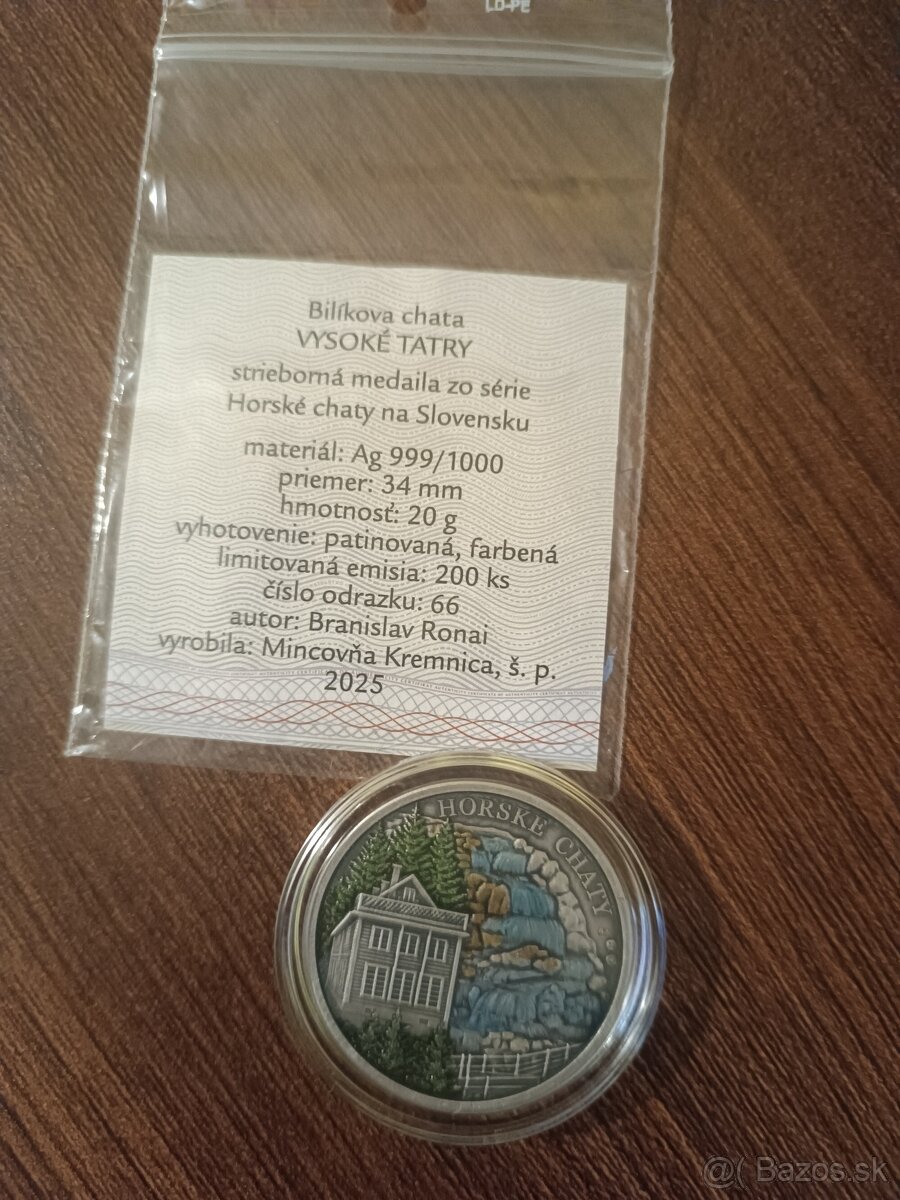 Strieborná medaila - Bilíková chata - 2