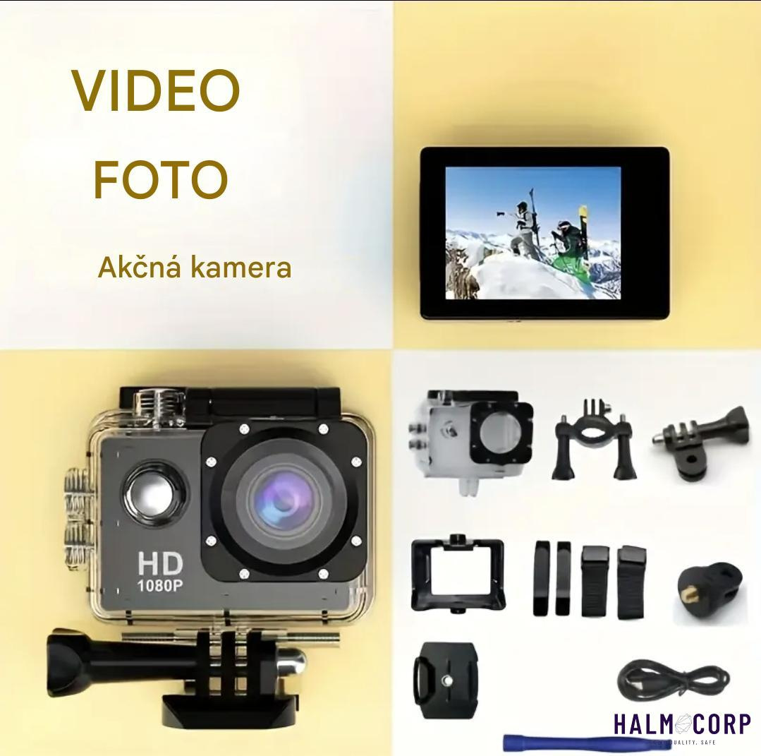 Akčná kamera s rozlíšením Full HD, vodotesná, Wi-Fi - 2