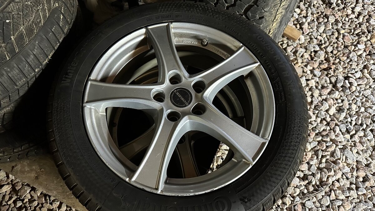 Borbet 17" 5x112 nové zimné 205/55 R17 95H XL - 2