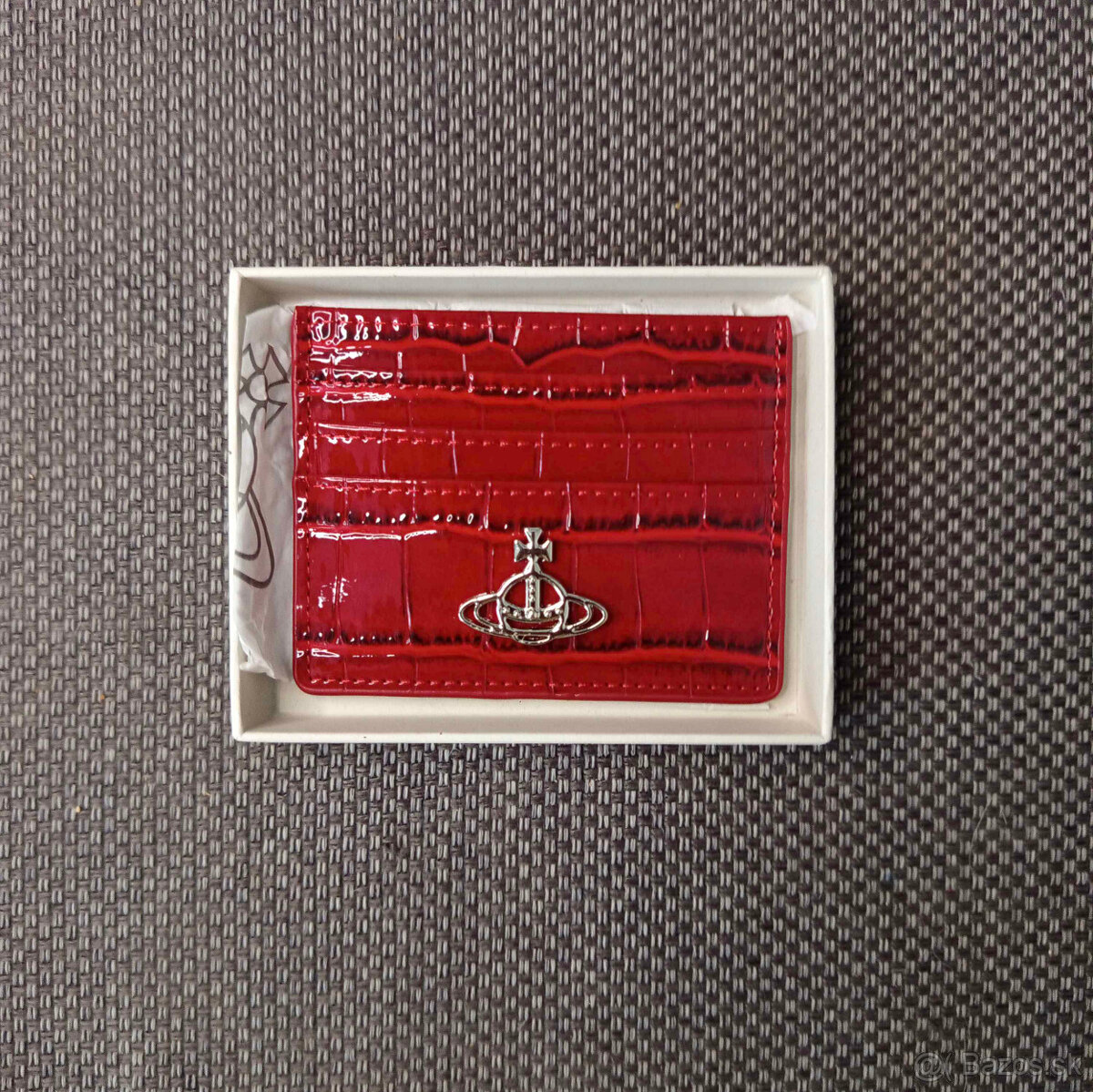 Vivienne Westwood červený držiak na karty - 2