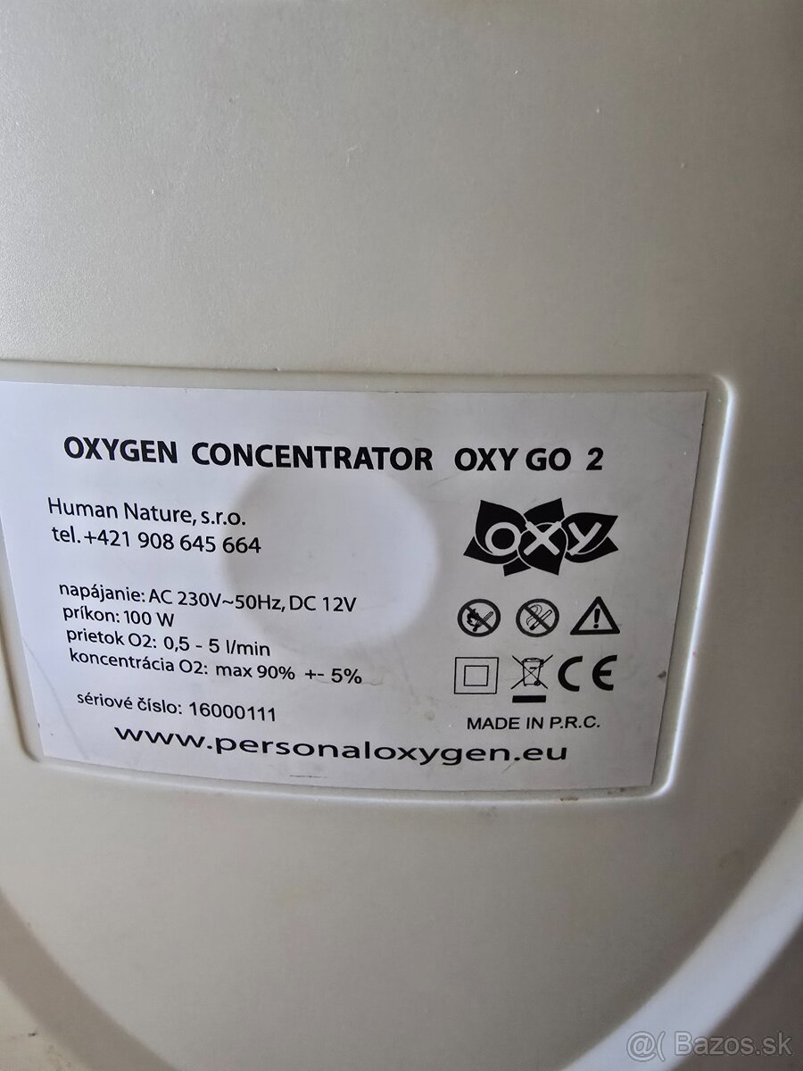Kyslíkový koncentrátor - 2