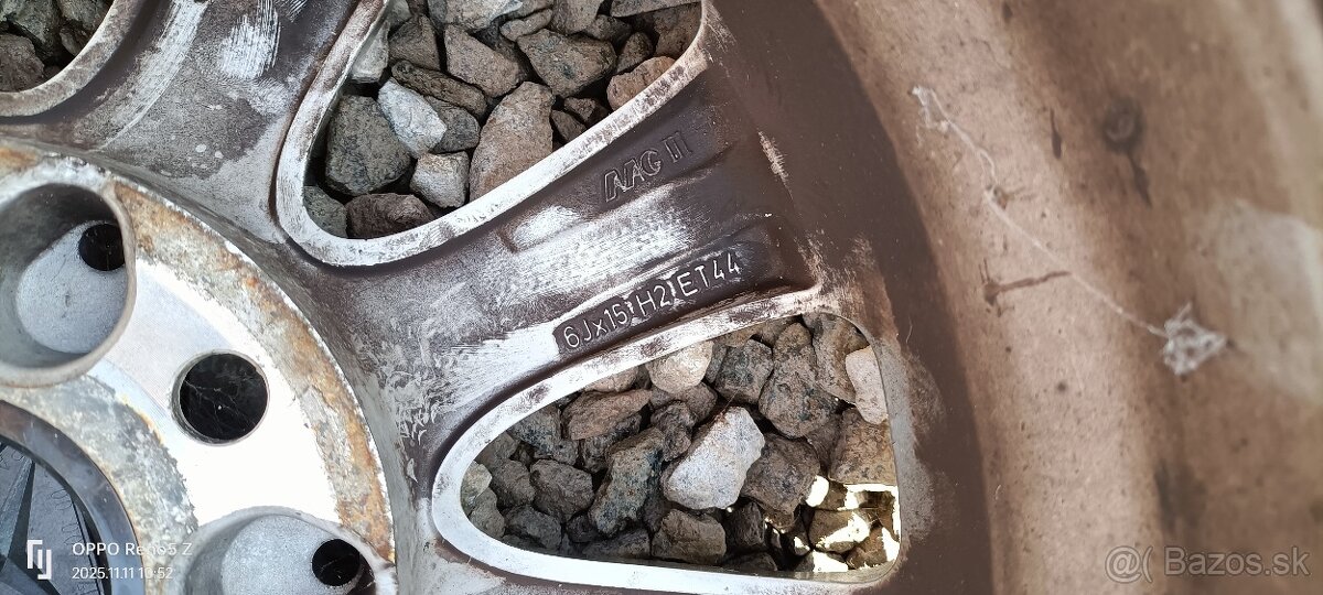 Hliníkové disky 5x112 R15 - 2