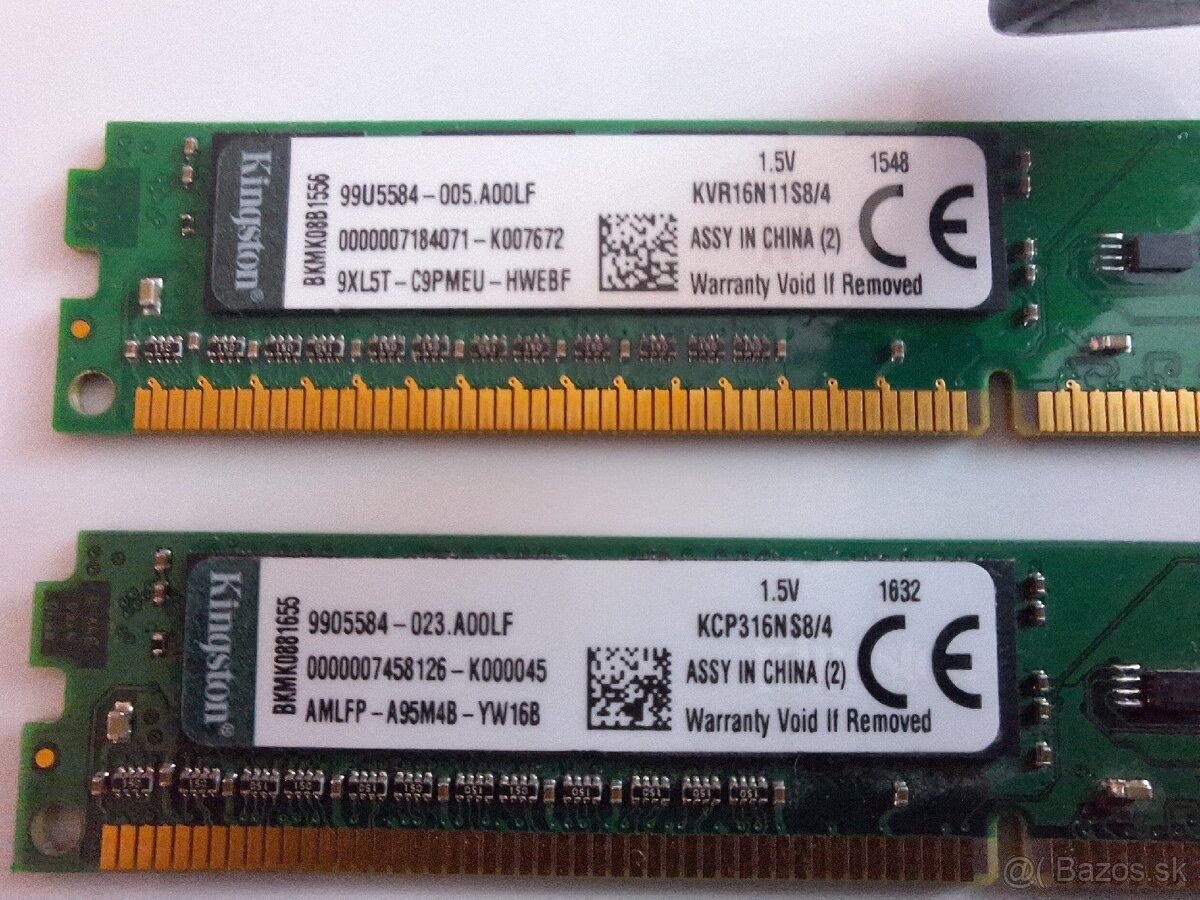 Dimm ddr3 8gb lowprofile - 2