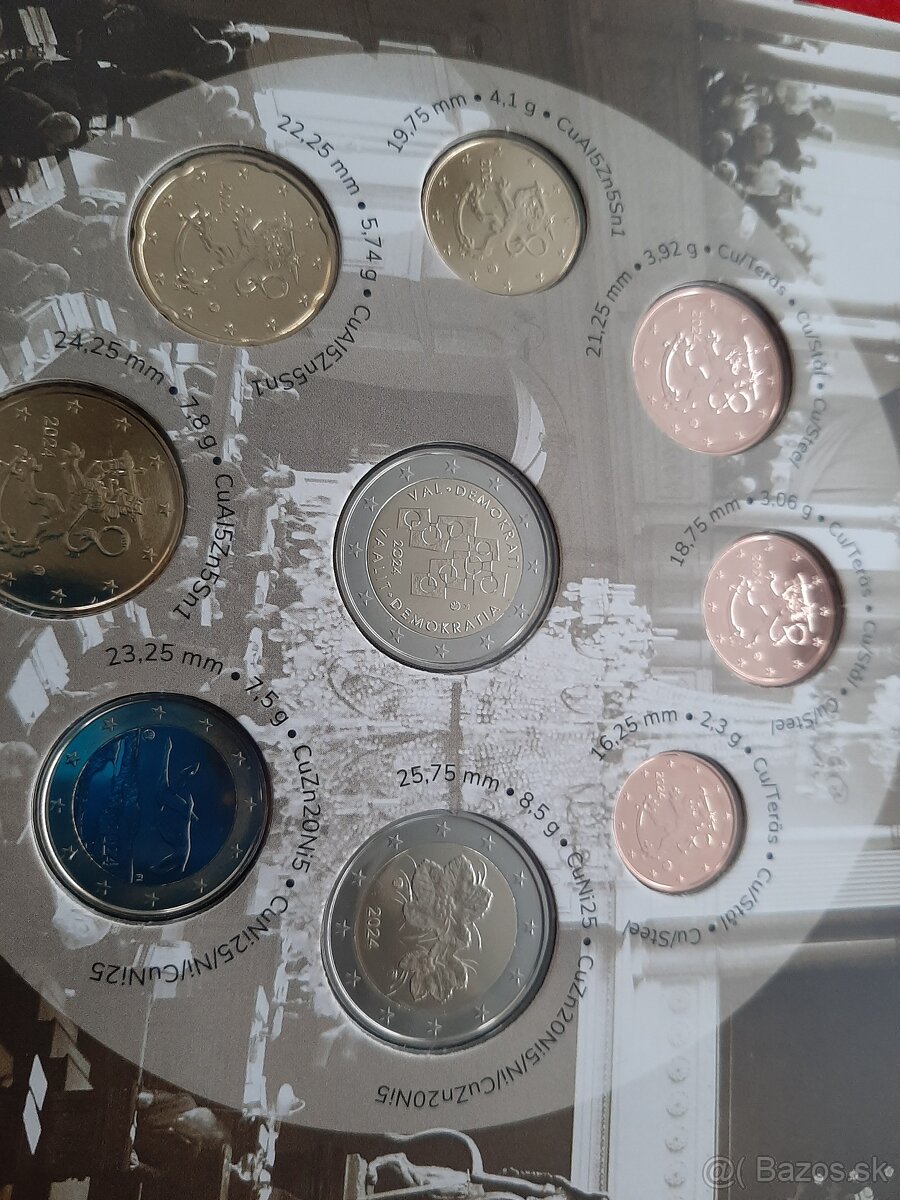 Fínsko euro set 2024 - 2