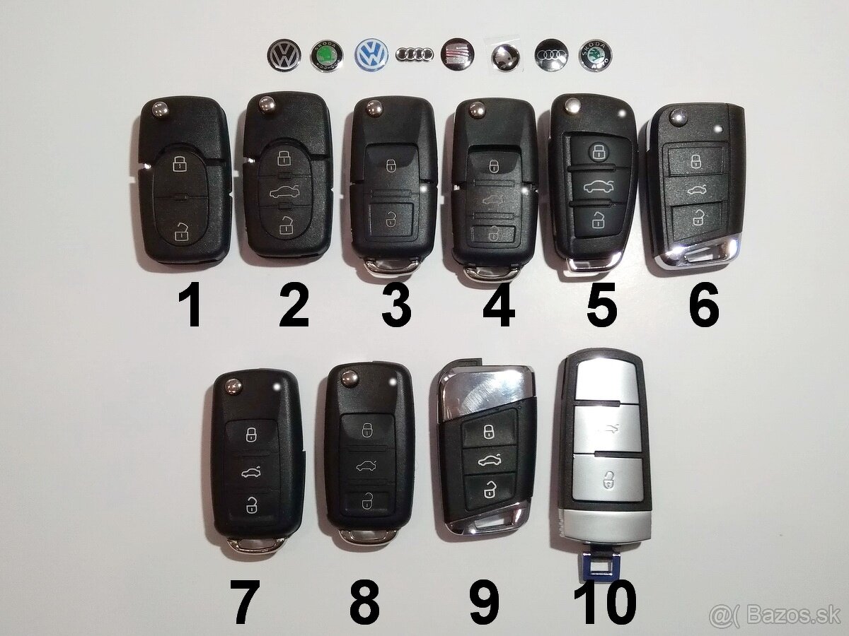 obal kluča autokľuč audi a4 a3 avant a1 rs - 2