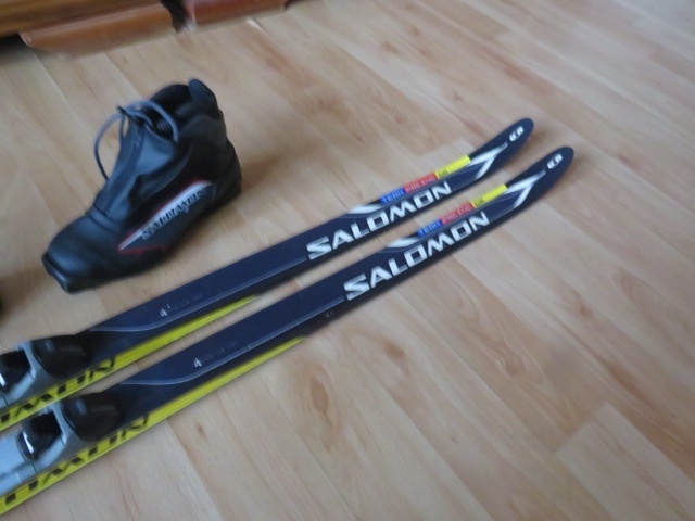 Predam bezkovy set,salomon,151 cm,SNS,c.36,supiny - 2