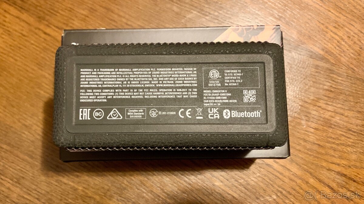 Predám Bluetooth reproduktor Marshall emberton II - 2