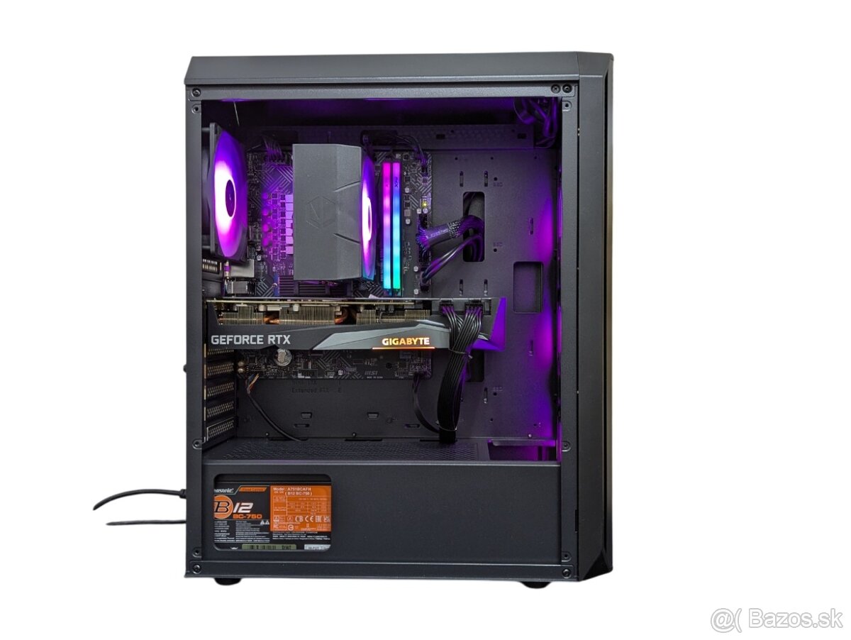 Predám hernú PC zostavu Intel i5+ RTX 3070 - 2