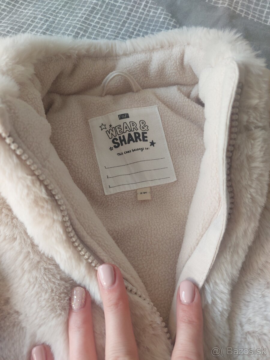 Detská kožušinková vesta 98 - 2