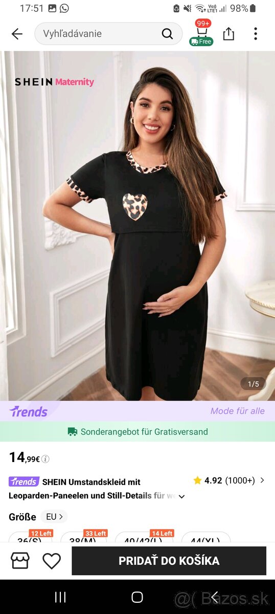 Pyžamá do pôrodnice a na kojenie - 2