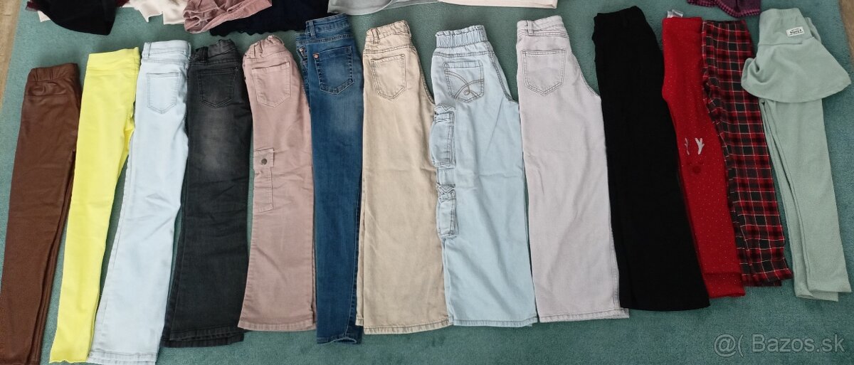 Veľký balík jesenného oblečenia 128-134 - 2