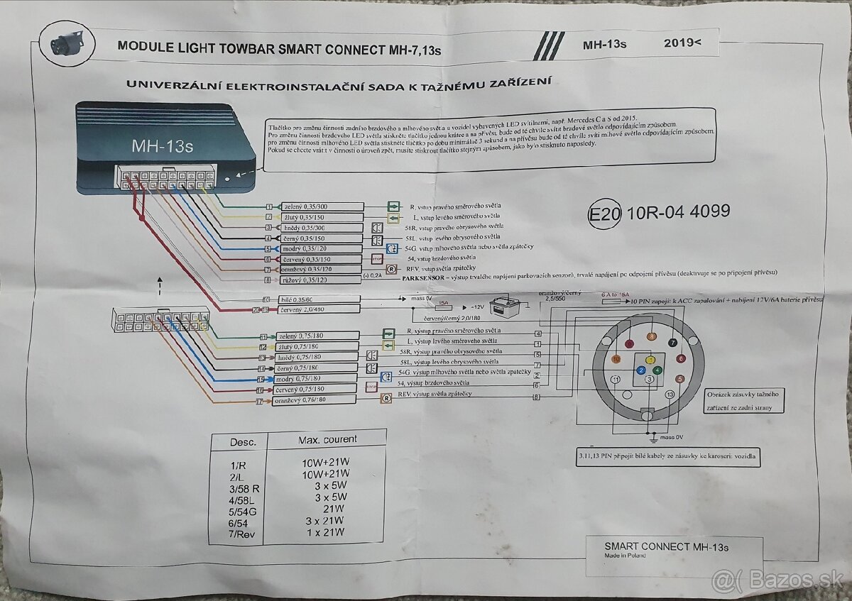 Riadiaca jednotka elektriky ťažného zariadenia Vamot MH-13s - 2