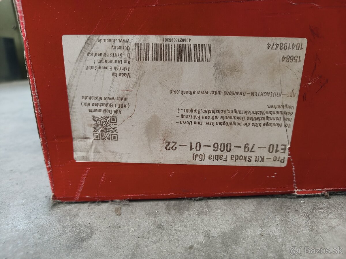 Športové pružiny Eibach Fabia2 - 2