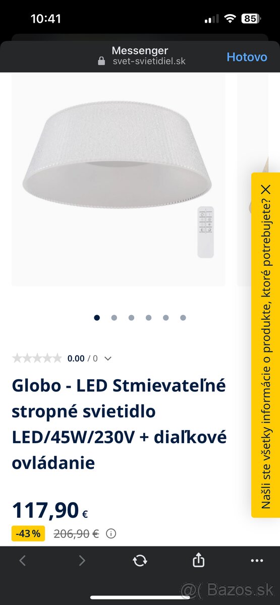 Stropné svietidlo - 2