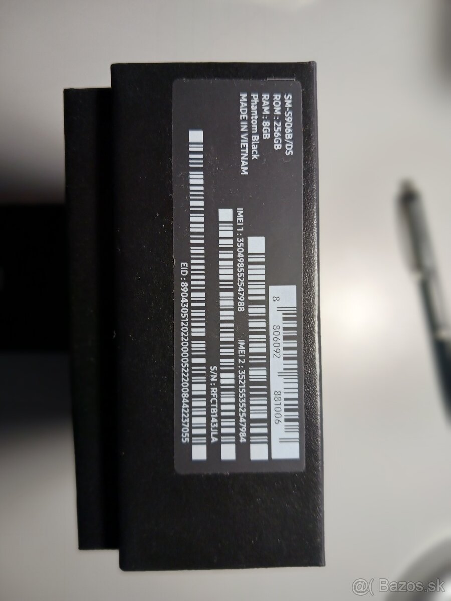 Predám nepoužívaný Samsung Galaxy S22Plus. BA. - 2