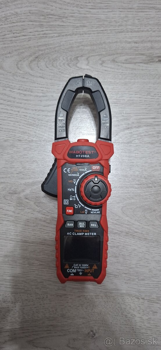 Predám kliešťový multimeter Habotest 208A - 2