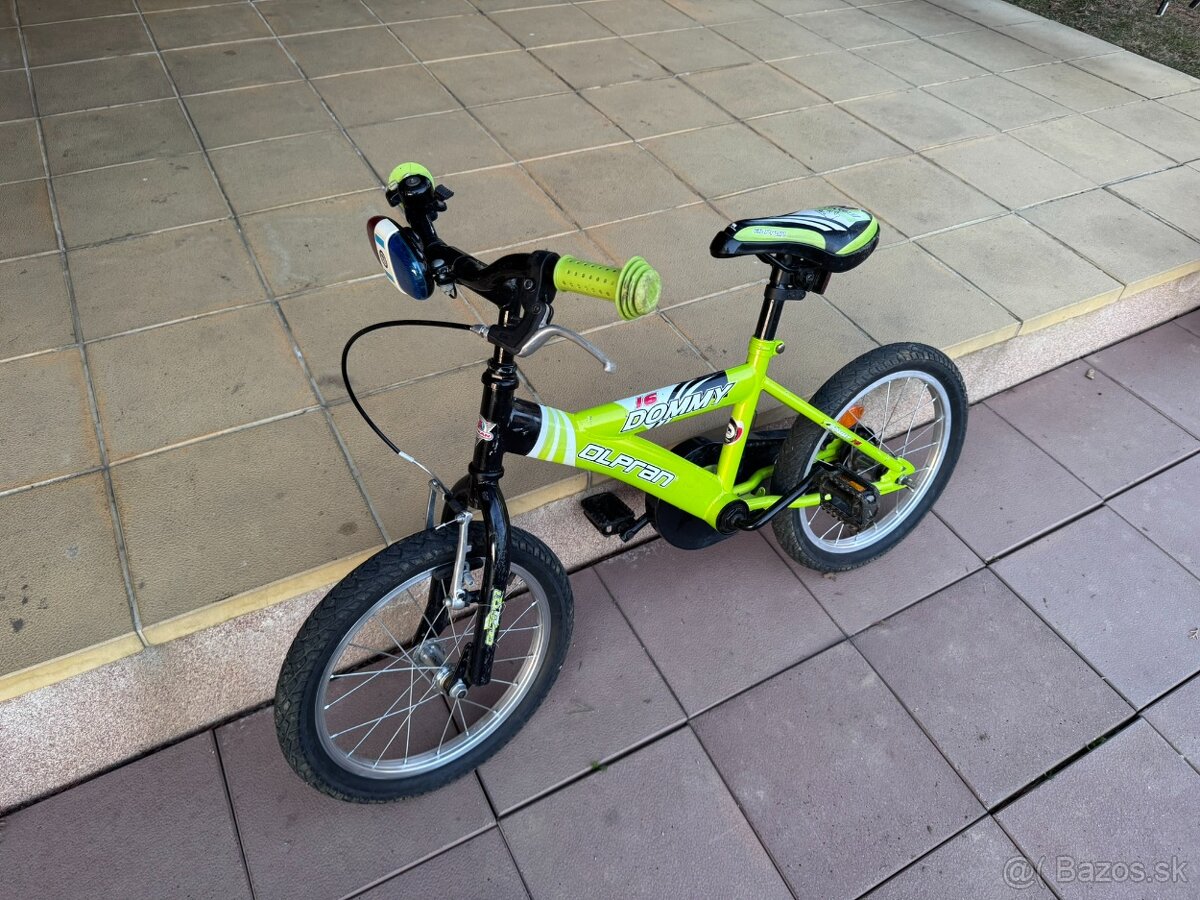 Detský bicykel veľkosť 16” - 2