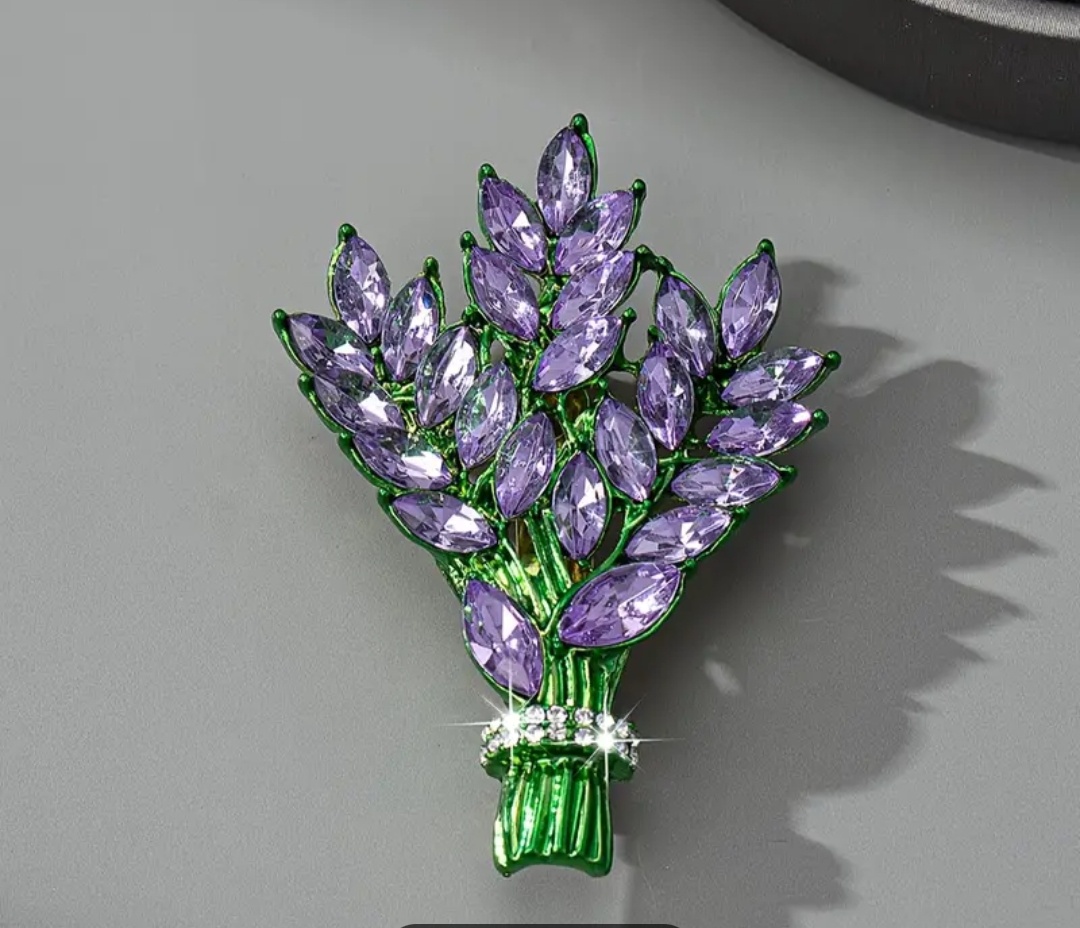 Brošňa čučoriedka alebo levanduľa - 2