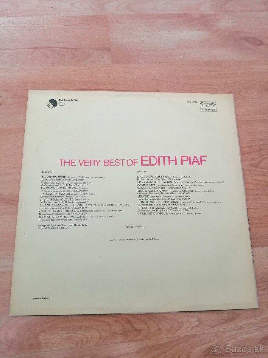 LP Edith Piaf The very best - 2