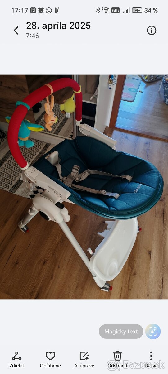 Detská jedálenska stolička Prima Pappa - 2