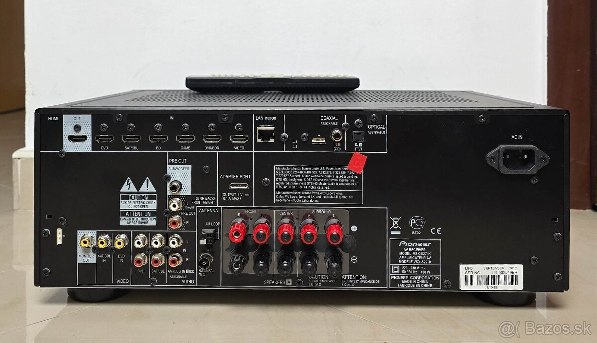 Pioneer VSX-527 / AirPlay , internetove radia .. - - 2