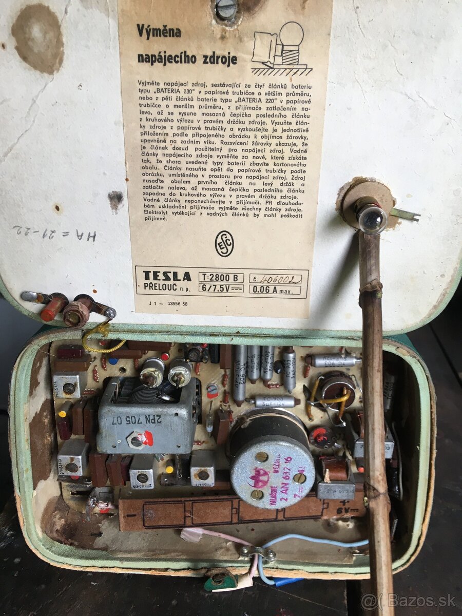 Radio-tranzistor Tesla 2800B - 2
