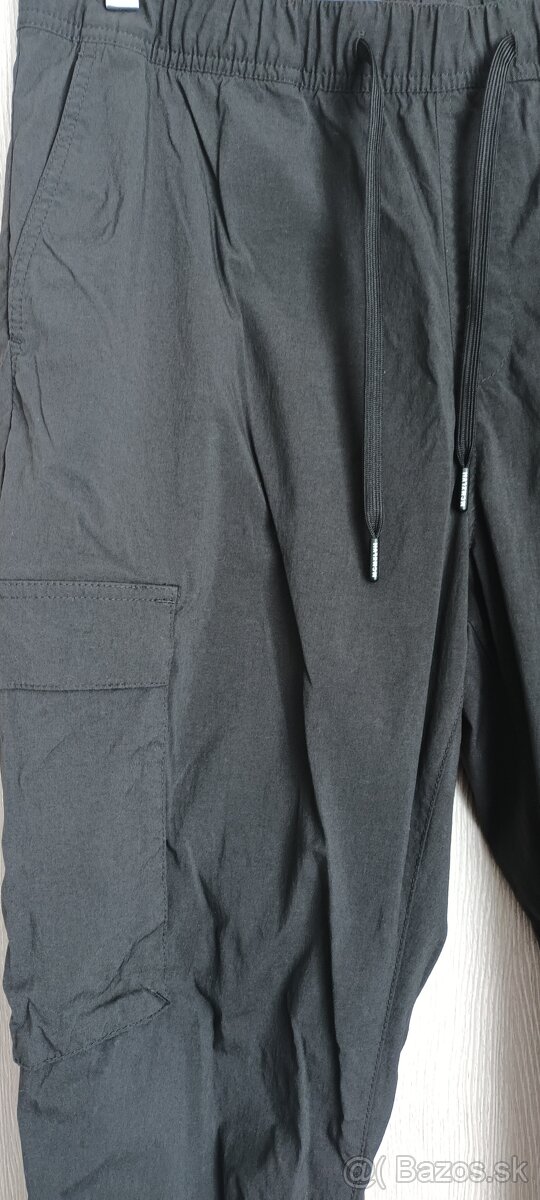 Cierne slim panske nohavice velkost M, H&M - 2