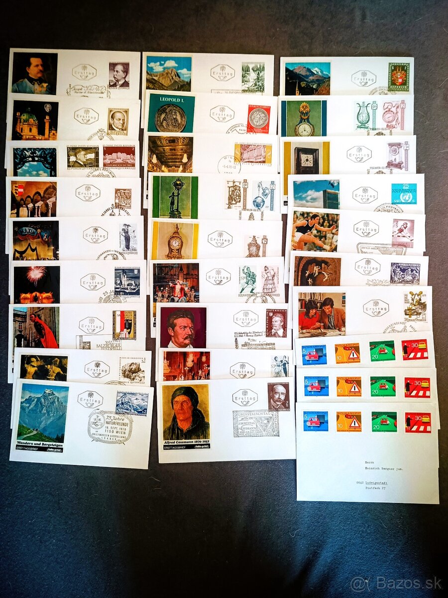 San Marino,Luxemburg FDC - 2