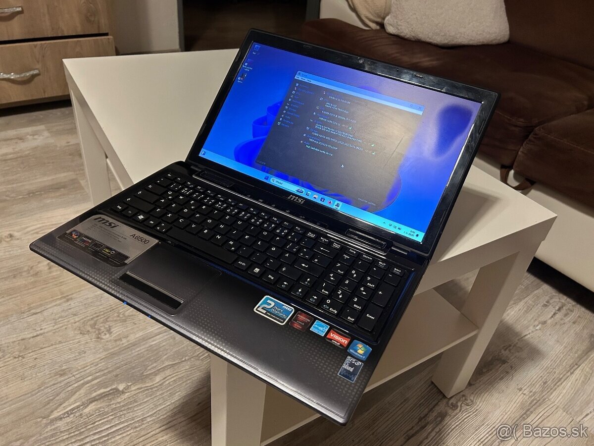 MSI A6500(GE60) s 15,6"HD LCD,AMD,6gb ram,128gb ssd - 2