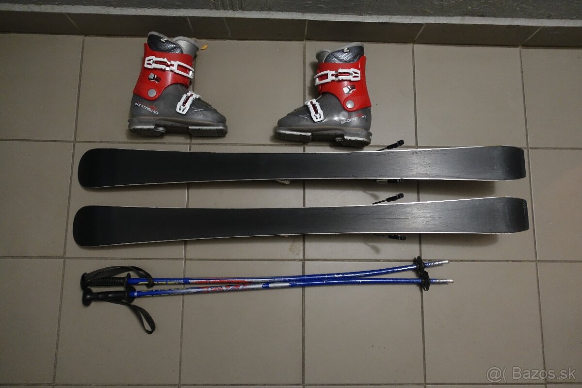Predám detský lyžiarsky set 110cm - 2