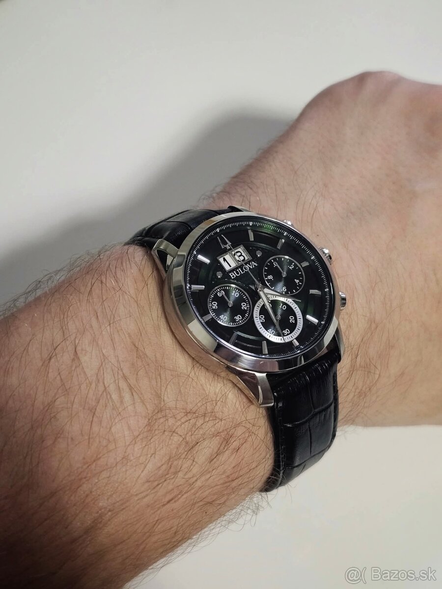 BULOVA Sutton chronograph 96B310 44mm TOP STAV - 2