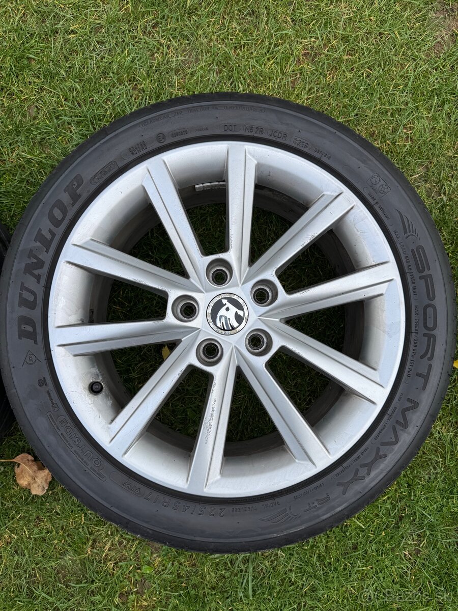 Predám originál disky Škoda R17 Teron 5x112 - 2