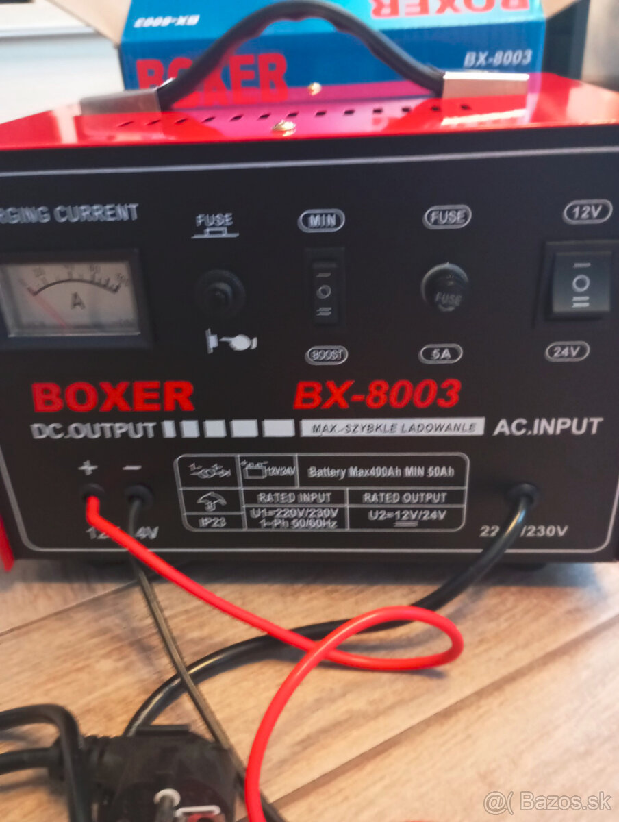 Nabíjačka autobaterií 12/24V BX-8003 BOXER -nová - 2