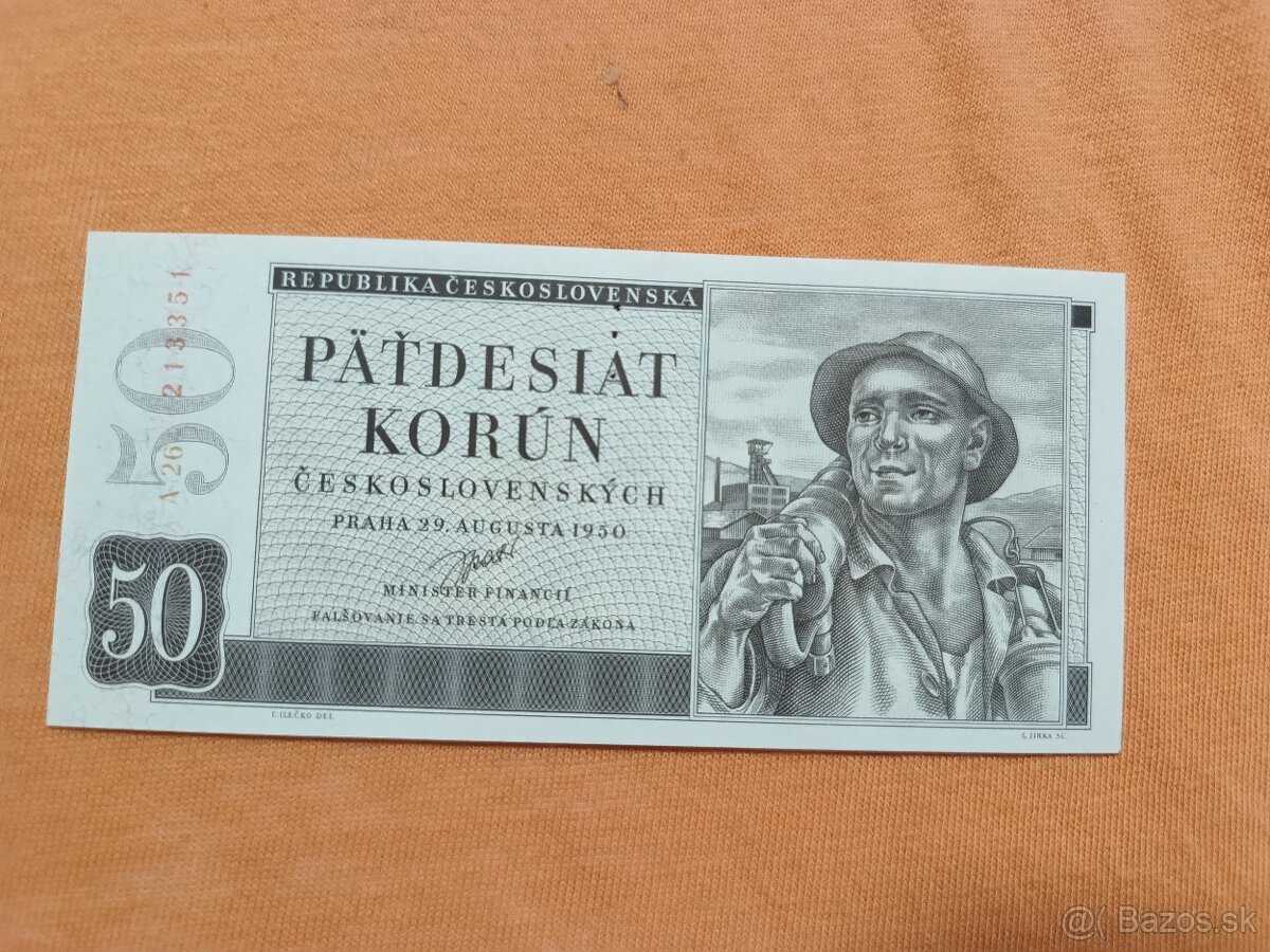 Bankovky ČSR - 25 - 2
