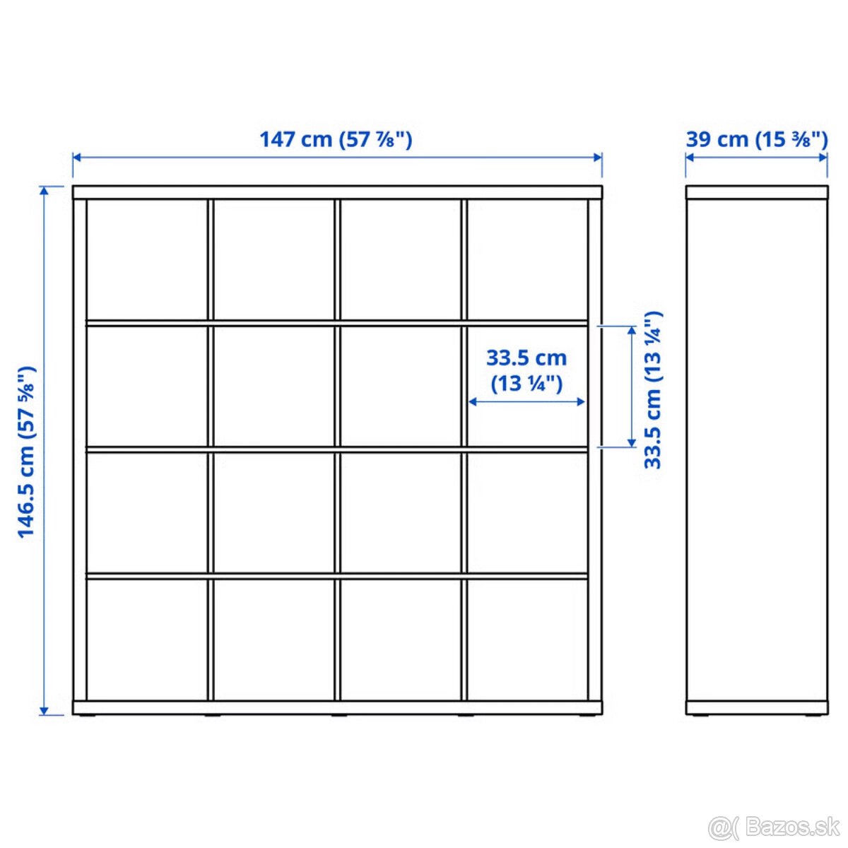 KALLAX Policova skriňa - 2